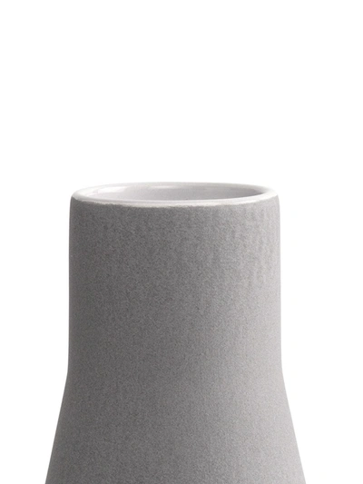 Shop Karakter Geometric-shaped Ceramic Vase In Grey