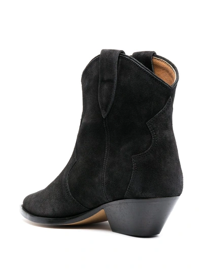 Shop Isabel Marant Dewina 40mm Ankle Boots In Black