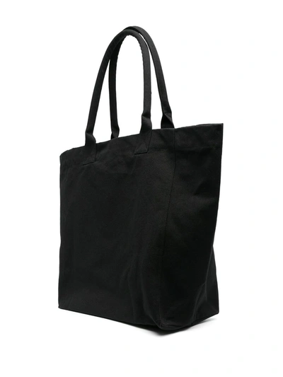 Shop Isabel Marant Yenky Logo-print Tote Bag In Black