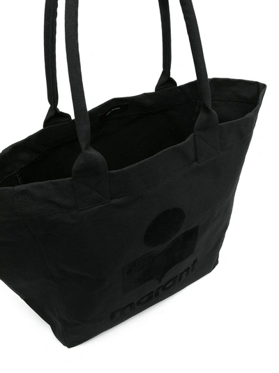 Isabel Marant Yenky Logo-print Tote Bag In Black