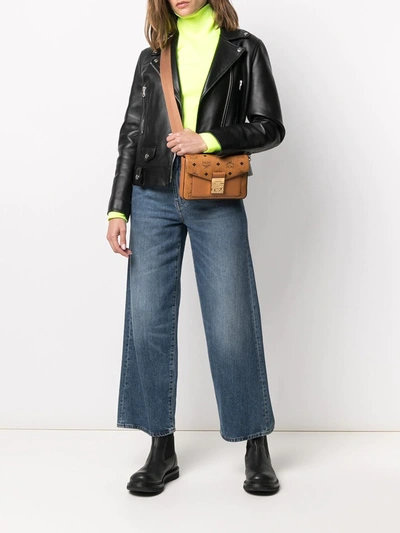 Mcm Patricia Crossbody Bag In Neutrals