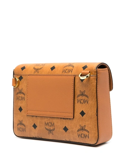 Shop Mcm Patricia Crossbody Bag In Neutrals