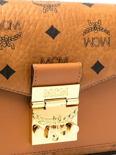 Shop Mcm Patricia Crossbody Bag In Neutrals