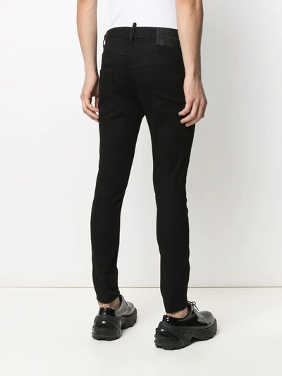 Shop Dsquared2 Low-rise Skinny Jeans In Black