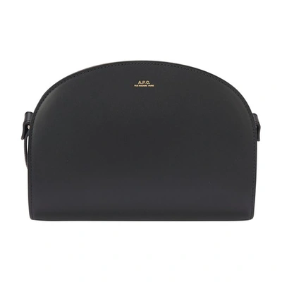 Shop Apc Demi-lune Bag In Black