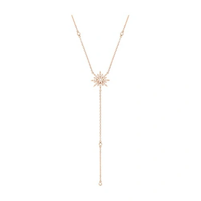 Shop Djula Sun Chain Necklace In Or Rose