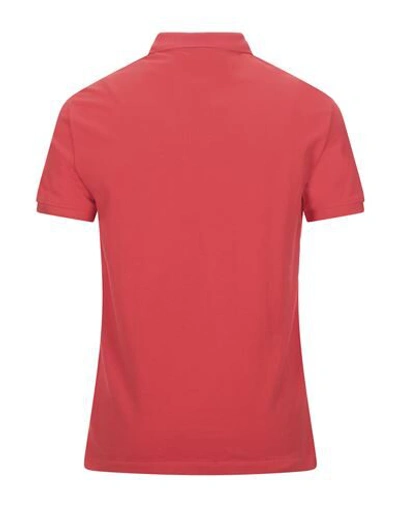 Shop Emporio Armani Man Polo Shirt Red Size Xxxl Cotton