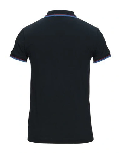 Shop Dondup Polo Shirts In Dark Blue