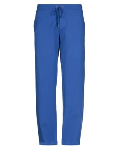 Shop Dirk Bikkembergs Casual Pants In Bright Blue
