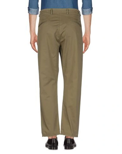 Shop Pence Casual Pants In Military Green