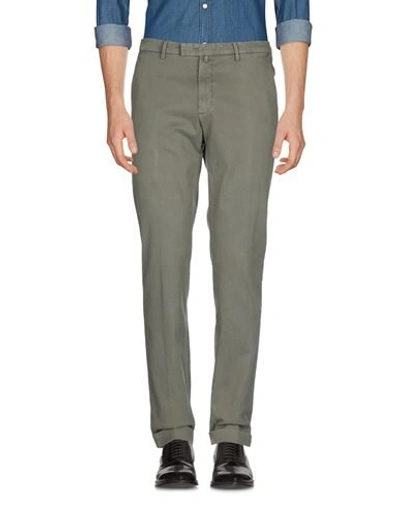 Shop Briglia 1949 Man Pants Military Green Size 32 Cotton, Elastane