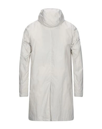 Shop Herno Man Overcoat Light Grey Size 40 Polyamide