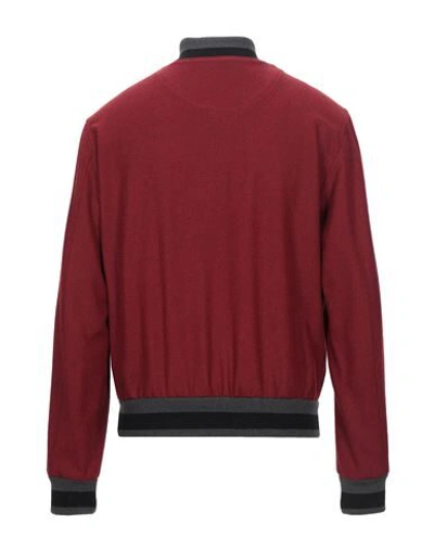 Shop Dolce & Gabbana Jackets In Brick Red