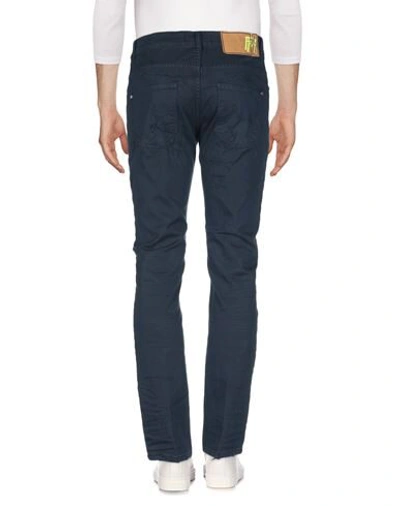 Shop Frankie Morello Man Jeans Midnight Blue Size 28 Cotton, Elastane
