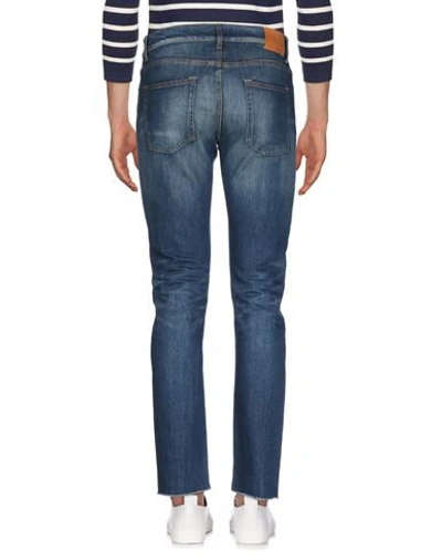 Shop Aglini Man Jeans Blue Size 31 Cotton, Elastane