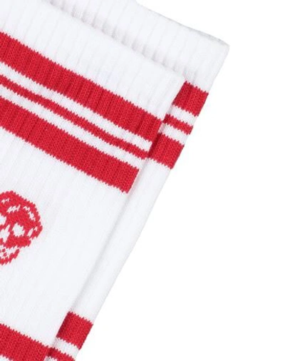 Shop Alexander Mcqueen Man Socks & Hosiery Red Size M Cotton, Polyamide, Elastane