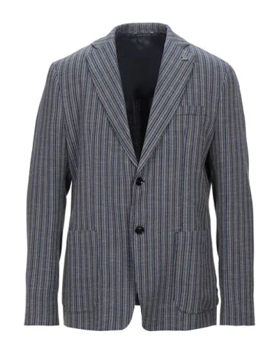 Shop Alessandro Dell'acqua Suit Jackets In Dark Blue
