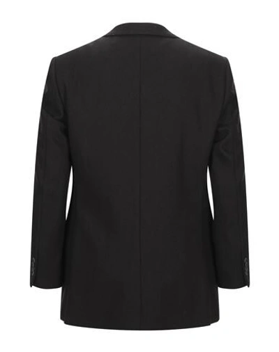 Shop Lubiam Suit Jackets In Dark Brown