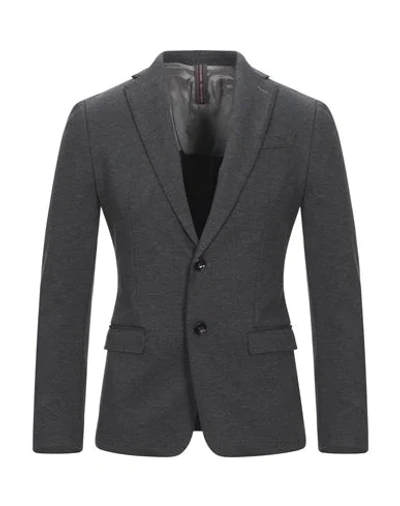 Shop Alessandro Dell'acqua Blazer In Lead