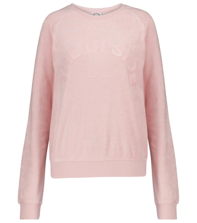 Shop The Upside Florencia Cotton-blend Sweatshirt In Pink