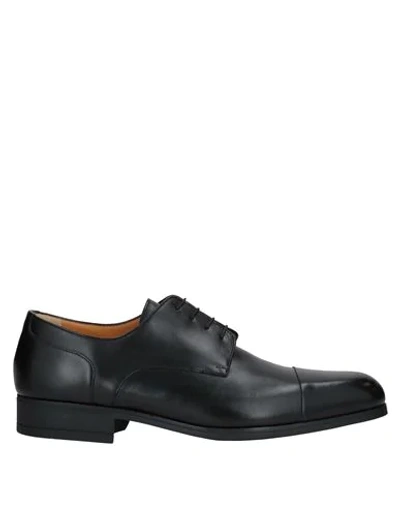 Shop A.testoni Lace-up Shoes In Black