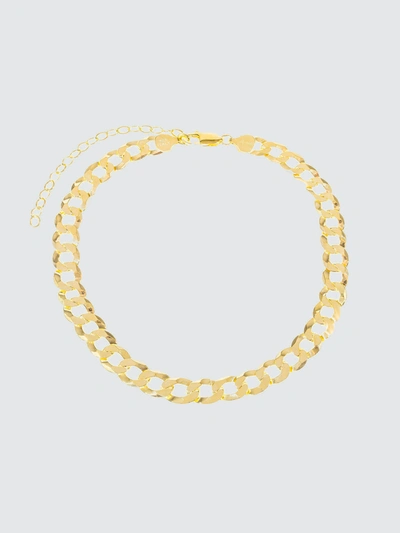 Shop Adina's Jewels - Verified Partner Xl Cuban Chain Anklet In Gold