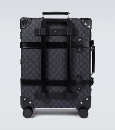 Shop Gucci Globe-trotter X  Gg Carry-on Suitcase In Black