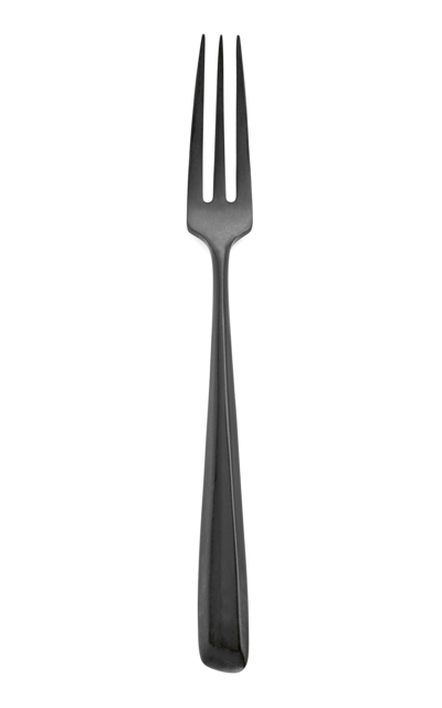 Shop Ann Demeulemeester For Serax Set-of-six Zoë Black Table Fork