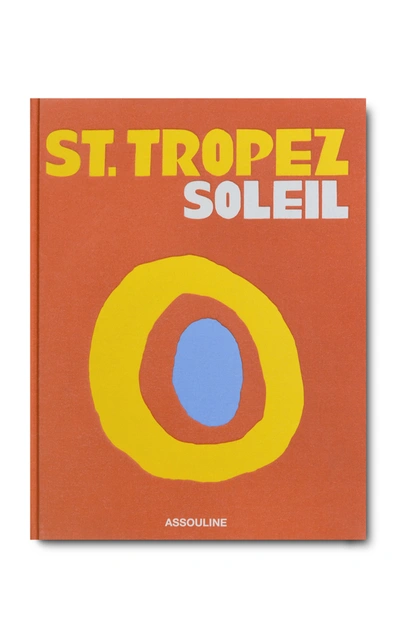 Shop Assouline St. Tropez Soleil Hardcover Book In Orange