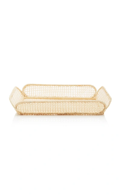 Shop Moda Domus Set-of-five Raffia Nesting Baskets In Neutral