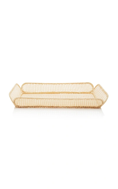 Shop Moda Domus Set-of-five Raffia Nesting Baskets In Neutral