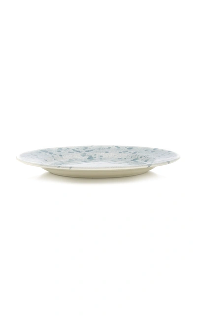 Este Ceramiche Set-of-four Ceramic Dessert Plates In Grey,white