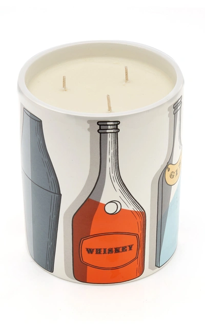 Shop Fornasetti Cocktail Scented Candle In Multi