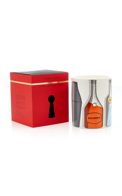 Shop Fornasetti Cocktail Scented Candle In Multi