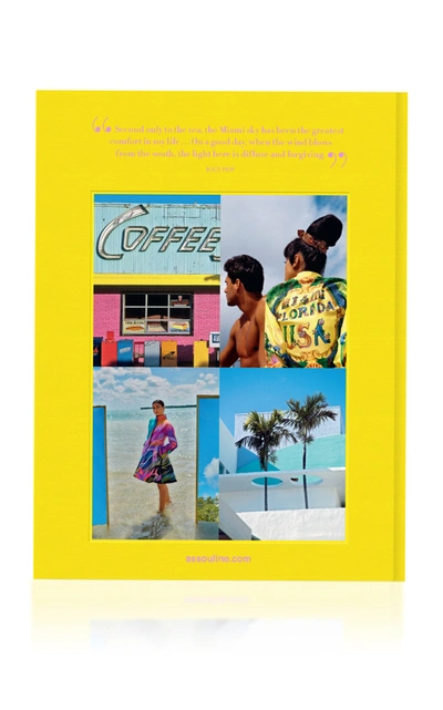 Shop Assouline Miami Beach Linen-hardcover Book In Multi