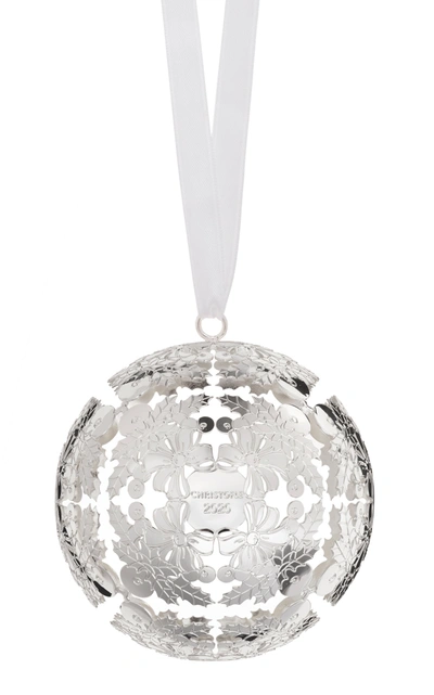 Shop Christofle Foret Royale 2020 Christmas Ball In Silver