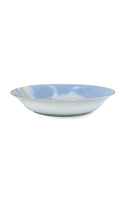 Shop Jonathan Hansen X Marie Daã¢ge Set-of-two; Ciels Bleus Soup Bowl In Blue