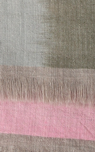 Shop Kashmir Loom Rohan Blushed Throw In Pink