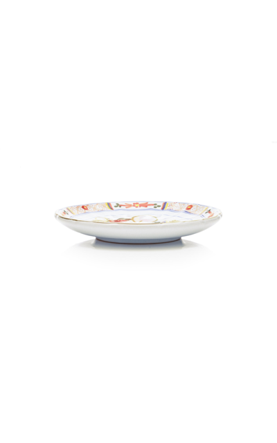 Shop Moda Domus Set-of-four Carnation Bread Plate In Multi