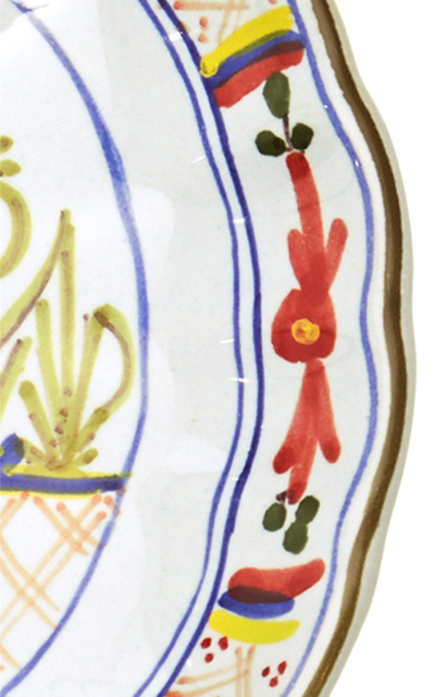 Moda Domus Set-of-four Carnation Bread Plate In Multi