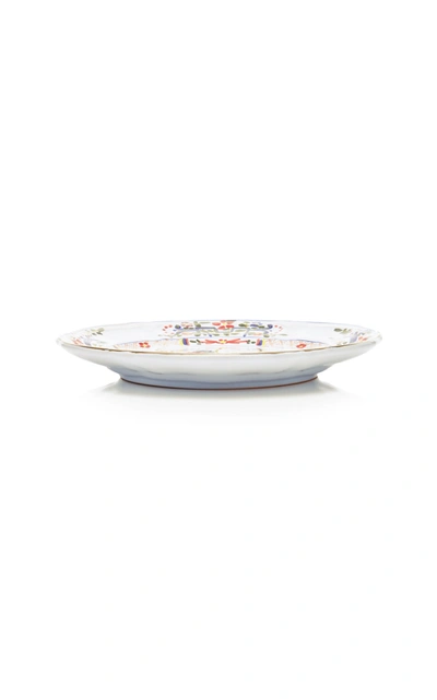 Shop Moda Domus Set-of-four Carnation Dessert Plates In Multi