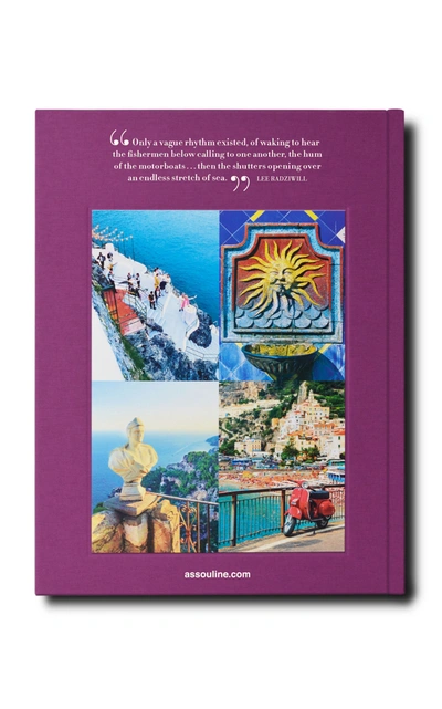 Assouline Amalfi Coast By Carlos Souza Hardcover Book In Purple