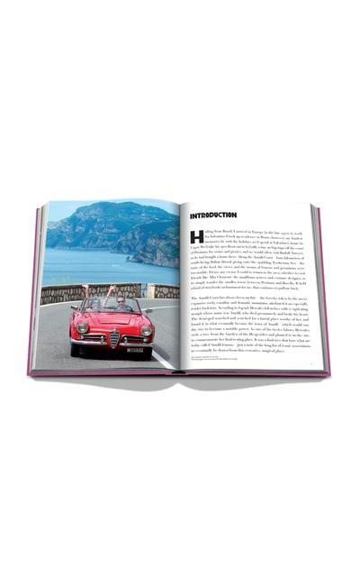 Assouline Amalfi Coast By Carlos Souza Hardcover Book In Purple