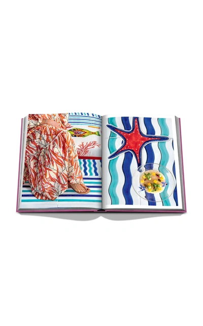 Assouline Amalfi Coast By Carlos Souza Hardcover Book In Purple