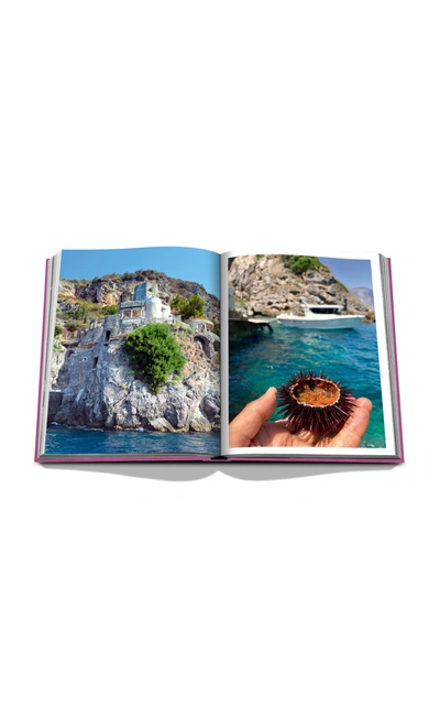 Assouline Amalfi Coast By Carlos Souza Hardcover Book In Purple