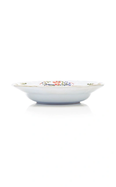 Shop Moda Domus Set-of-four Porcelain Soup Plates In Multi