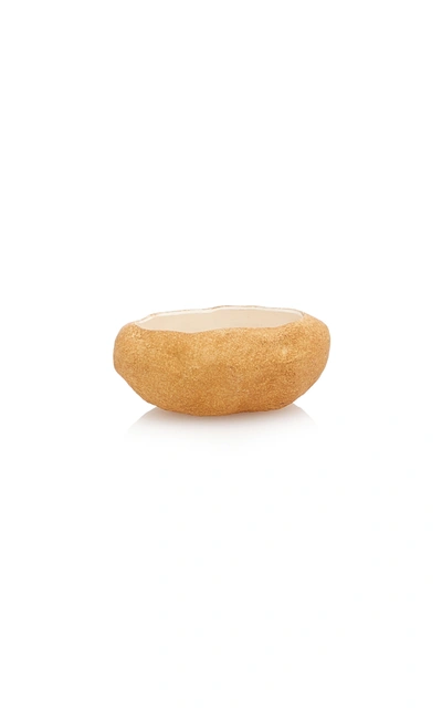 Moda Domus Set-of-two Ceramic Potato Bowls In Neutral