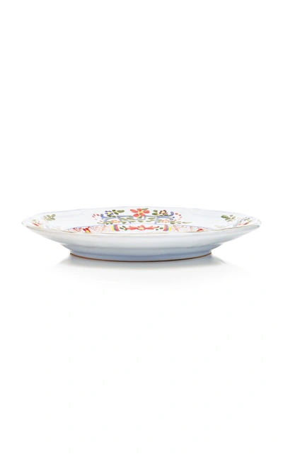 Shop Moda Domus Set-of-four Carnation Dinner Plates In Multi