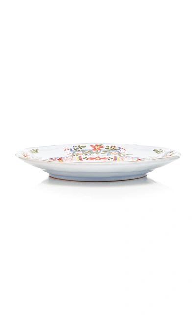 Shop Moda Domus Set-of-four Carnation Dinner Plates In Multi