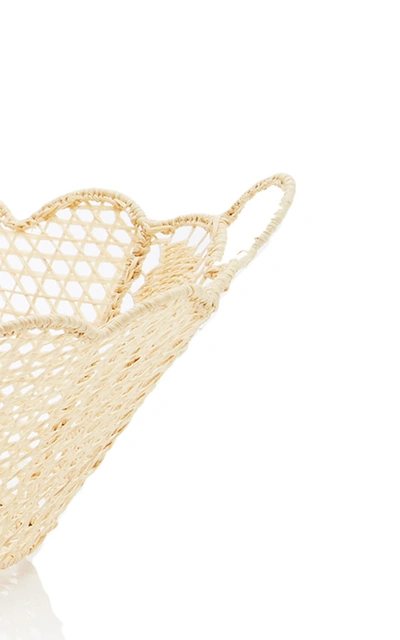 Moda Domus Set-of-2 Large Oval Raffia Bowls In Neutral